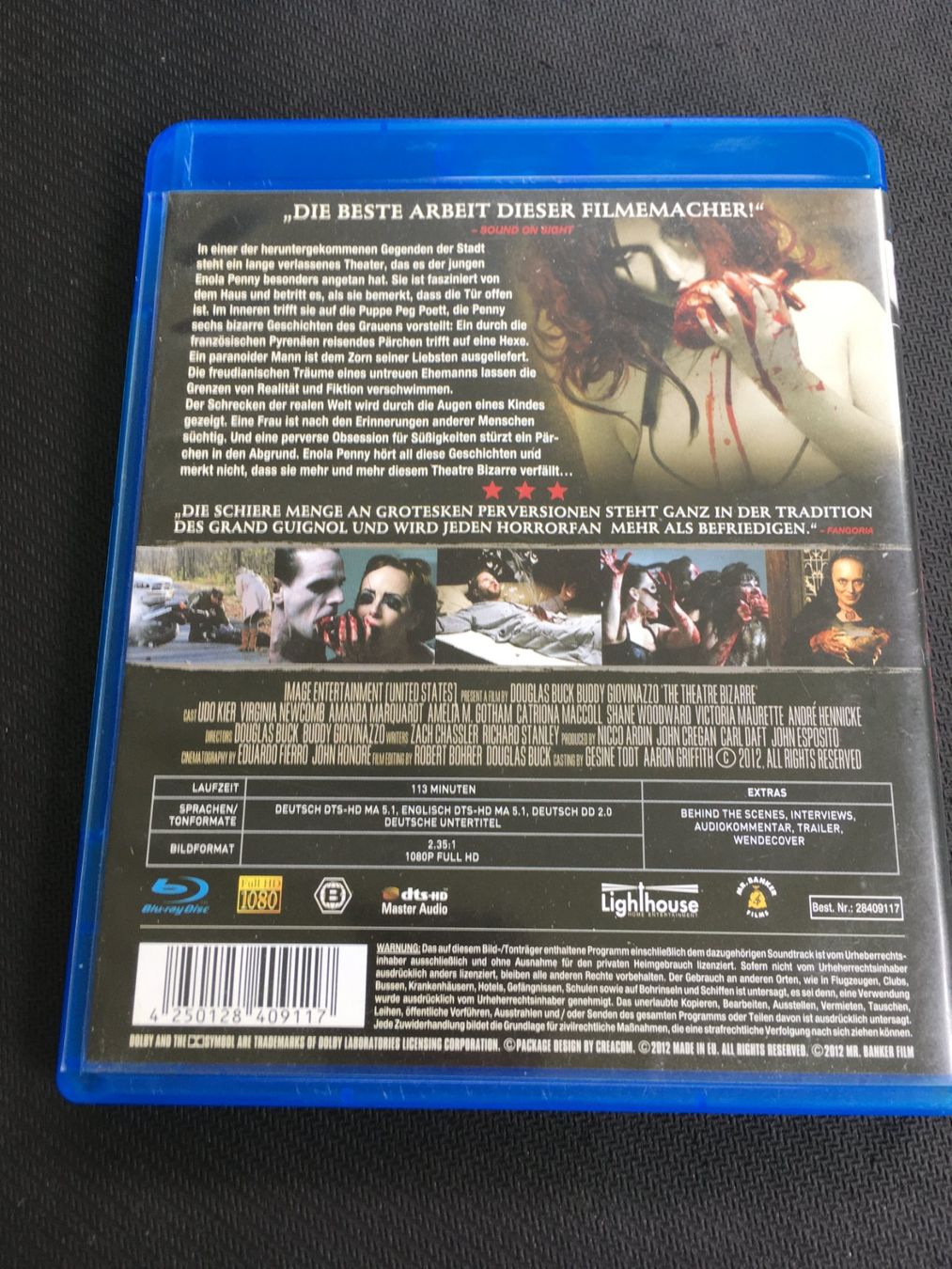 Tutti i DVDs: The Theatre Bizarre [Blu-ray] – Usato da St.Gallen venduto da MedienJoe 1