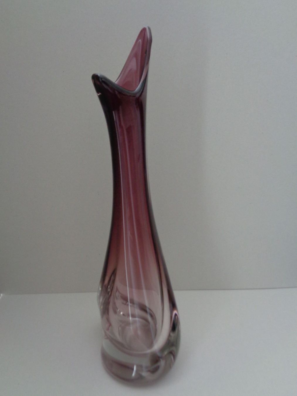 Vasen & Gefässe: Grosse schwere Glas-Vase aus Frankreich – Gebraucht aus Chur von omonia