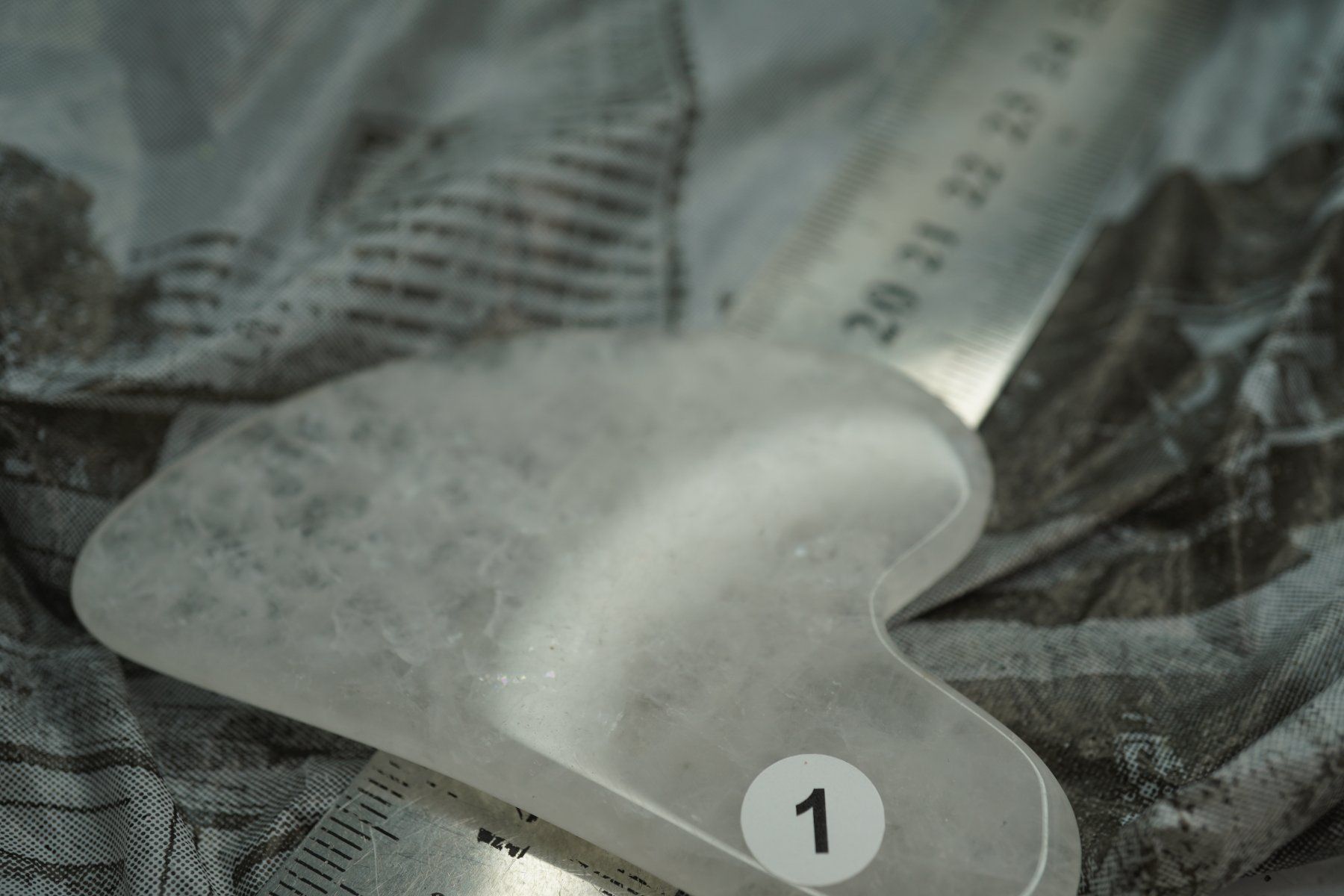 Minerali & Pietre curative: Gua Sha Massage-Stein  Bergkristall      ab 1.- – Nuovo e nell'imballaggio originale da Eschenbach SG venduto da topstone 3
