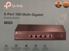 NouveTP-Link TL-SX105 – Switch 5 ports 10GbE / 10G – Fanless