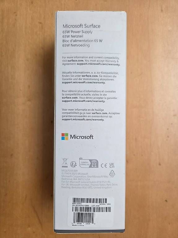 Chargeur: Microsoft Surface Pro 65W Netzteil Original Ladegerät Laptop – D'occasion à Zimmerwald par Chole 1