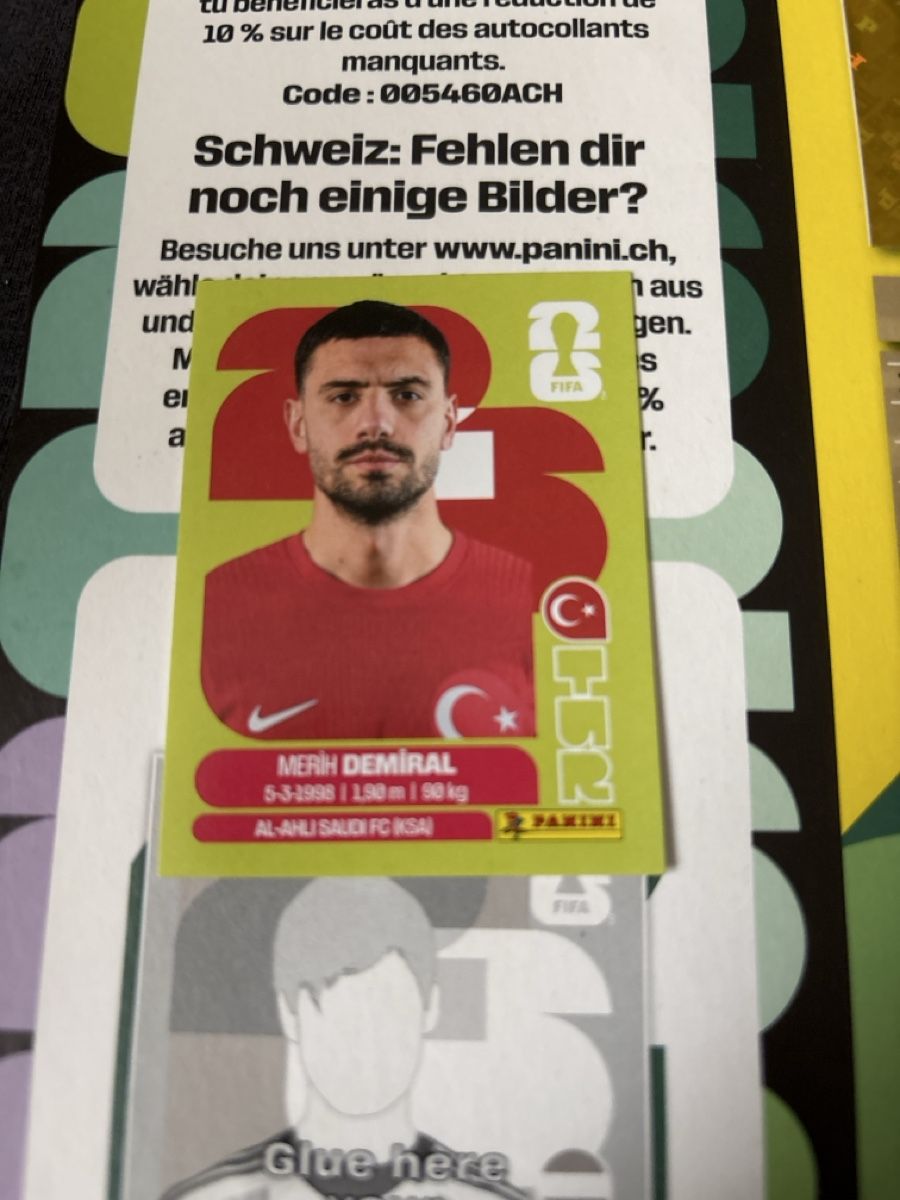 Panini Carte collezionabili: Panini Bild TUR7 – Nuovo (secondo la descrizione) da Rechthalten venduto da Thierry_89