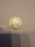 piece argent 1chf 1958 SUP/UNZ