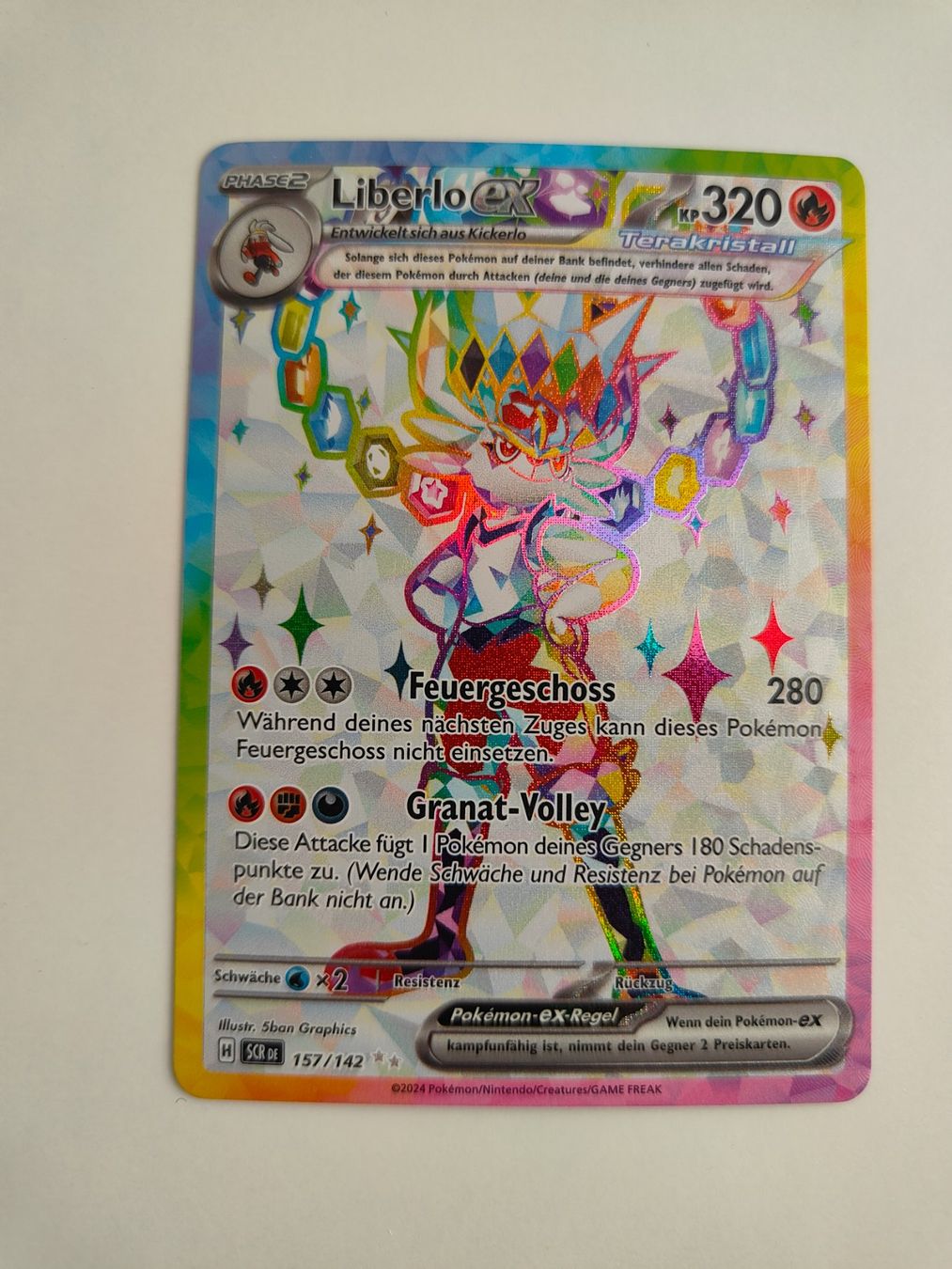 Pokémon Carte collezionabili: Pokemon Liberlo Ex Illustration Full Art – Usato da Thalwil venduto da FigurenFreunde