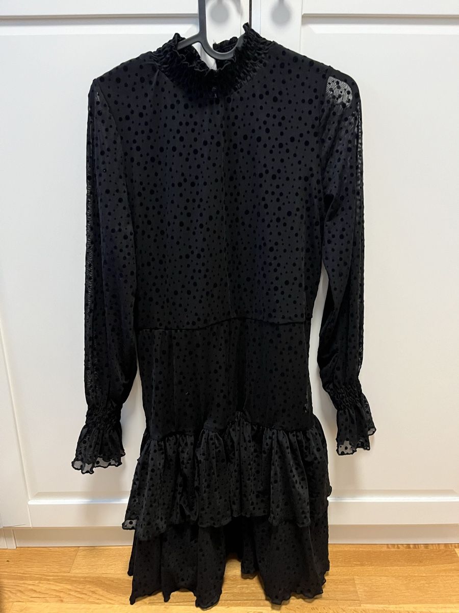 Only Vestiti: Festliches Kleid schwarz, mit Samtpunkte, Gr. S – Nuovo (secondo la descrizione) da Arlesheim venduto da Eli_77 4