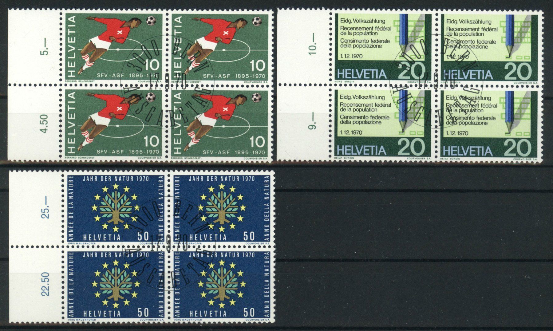 Tutti i francobolli: 1970, Sonderpostmarken II, ET – Usato da Willisau venduto da Vollstempel