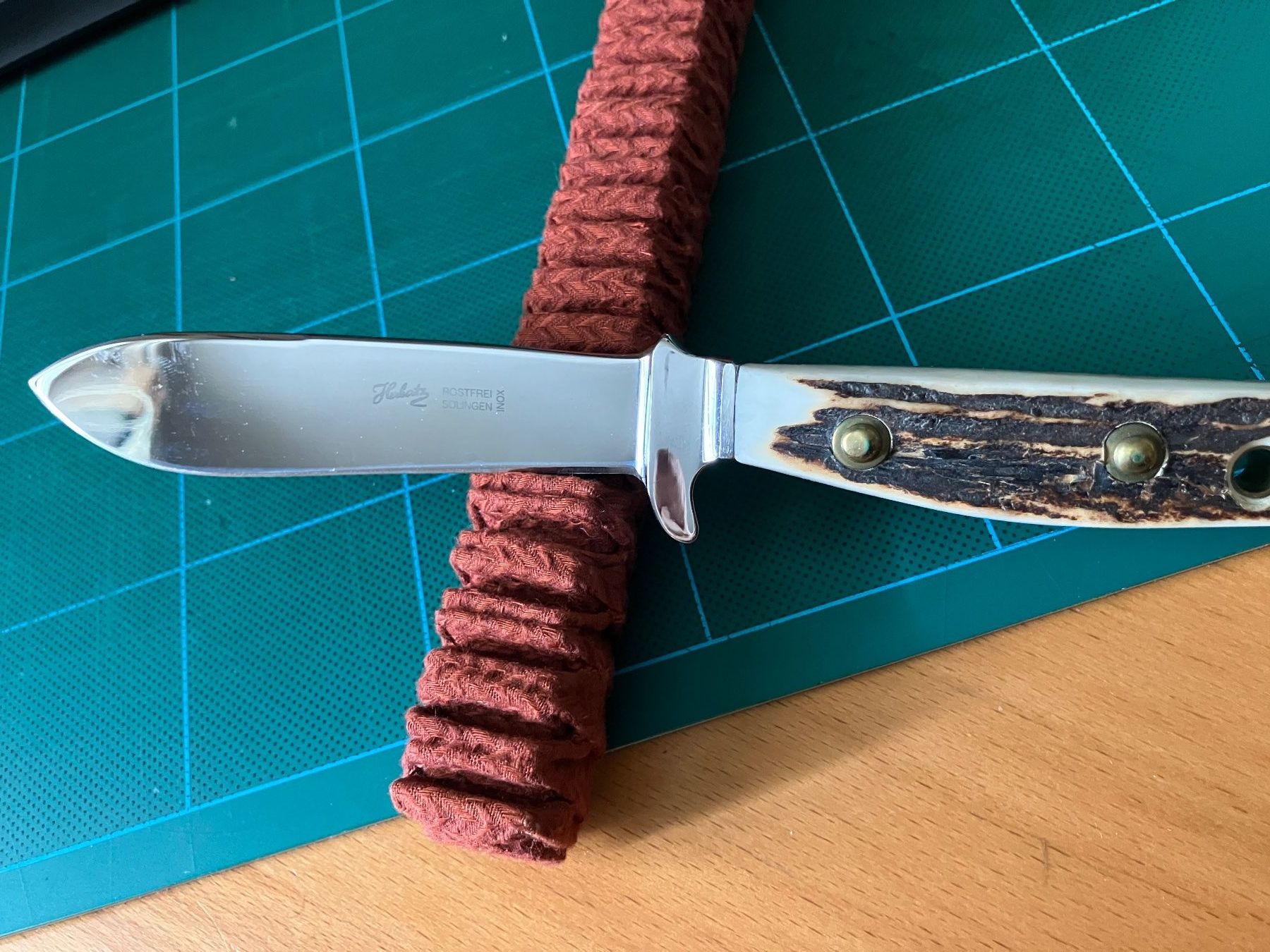 Solingen Accessori: Jagdnicker Herbertz mit Hirschhorgriff – Nuovo (secondo la descrizione) da Niedergösgen venduto da Ibex56 3