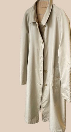 Wendbarer Wollmantel beige/hellbeige Gr. L Burberry