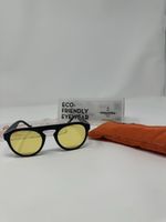 Sonnenbrille Parafina Schwarz Gelb Gläser Eco-Friendly Brill