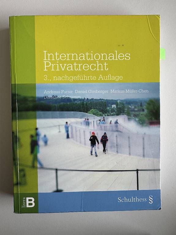 Bücher: Internationales Privatrecht  – Gebraucht aus Sörenberg von An_bl