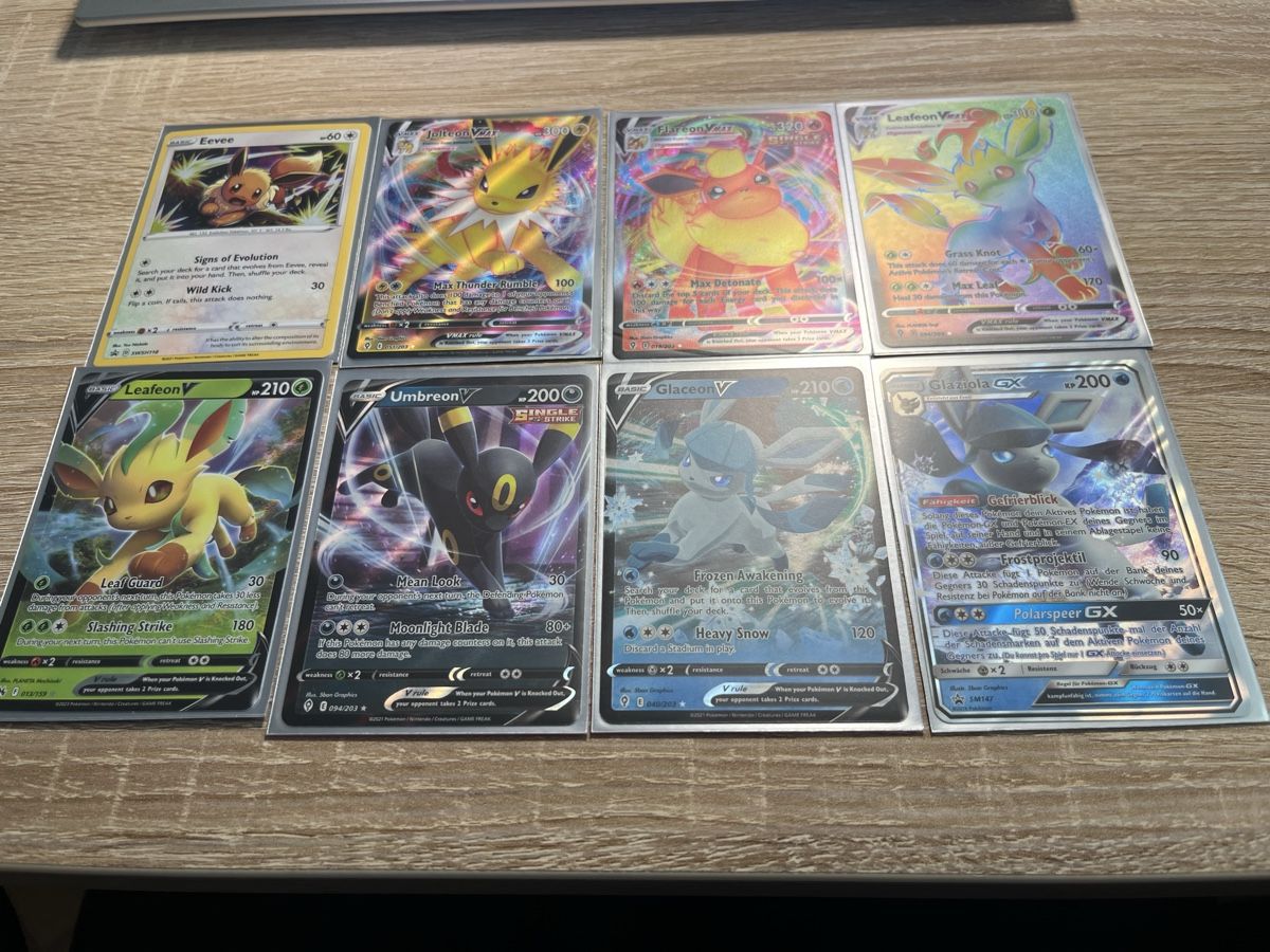 Pokémon Carte collezionabili: Pokémon Karten - some Eeveelutions – Usato da Bern venduto da Ermurais 1