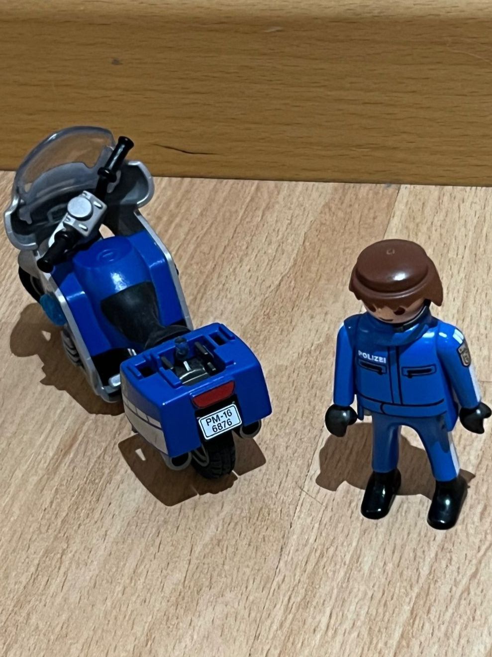 Playmobil Giocattoli: Playmobil Polizei Motorrad Töff blau – Usato da Geroldswil venduto da Fisher01 1