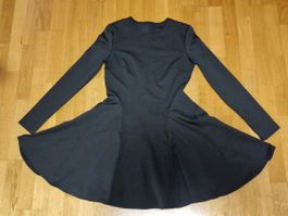 Kurzes Kleid - Langarm schwarz - Gr. S