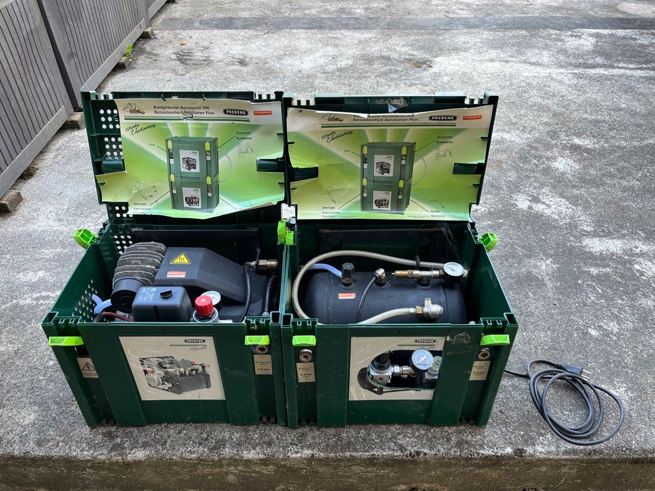 Compressori: Prebena Aerotainer 200 Kompressor + Kesseleinheit Plus – Usato da frick venduto da comi 1