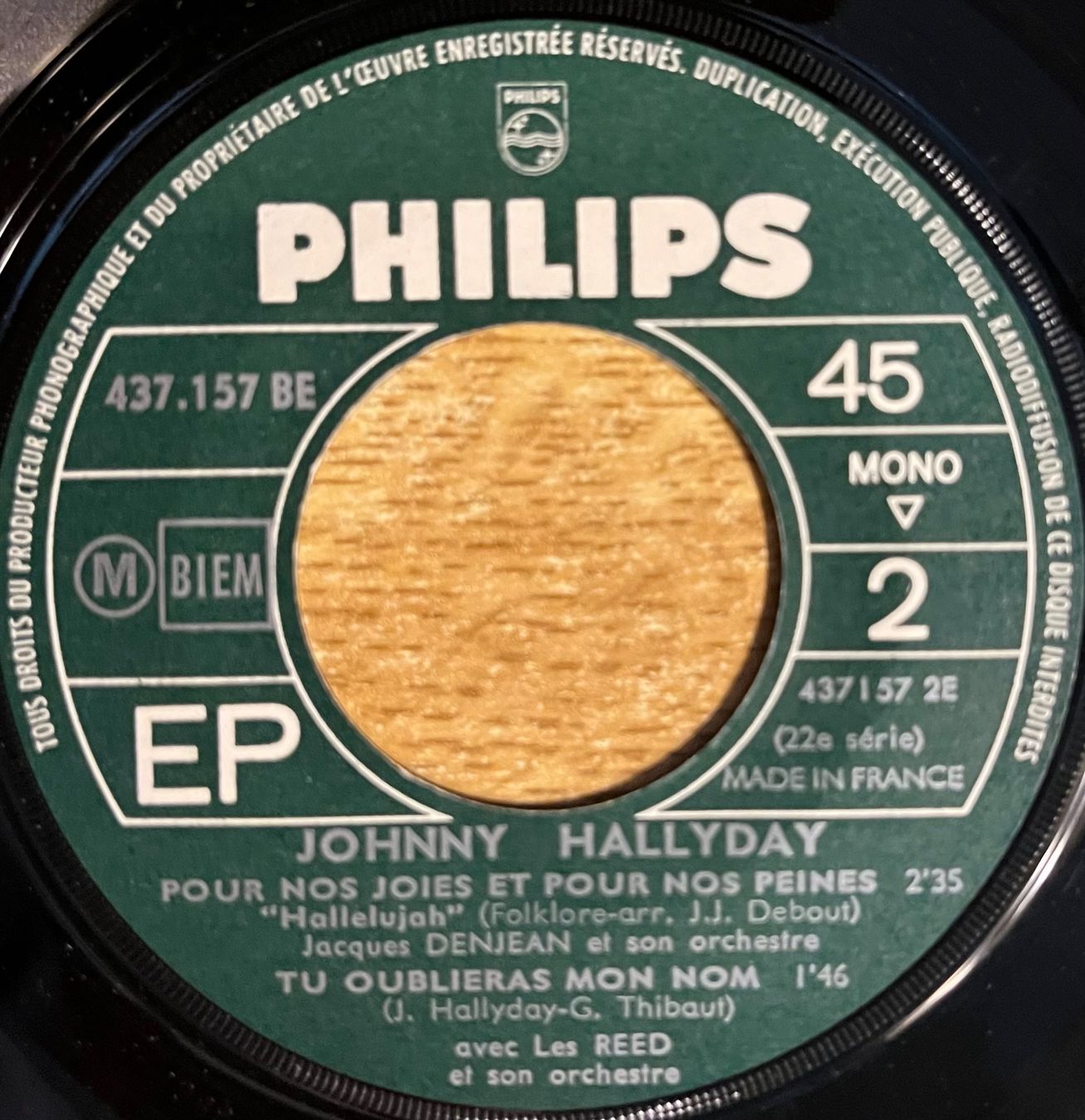 Schallplatten: JOHNNY HALLYDAY - LE DIABLE ME PARDONNE – Gebraucht aus Bussigny von vinyl-pas-cher 3