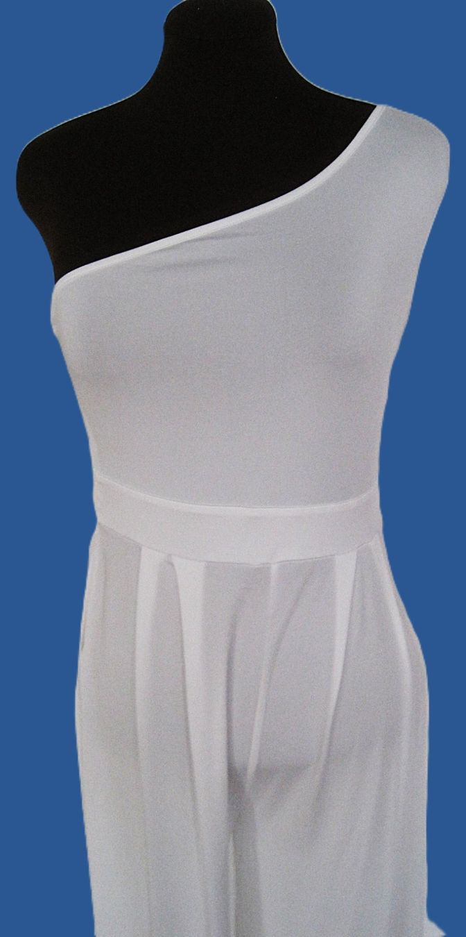 Jumpsuits: NEU!! Eleganter One-Shoulder Jumpsuit Weiss -Weit – Neu (gemäss Beschreibung) aus Rickenbach Sulz von Sodeli23 1