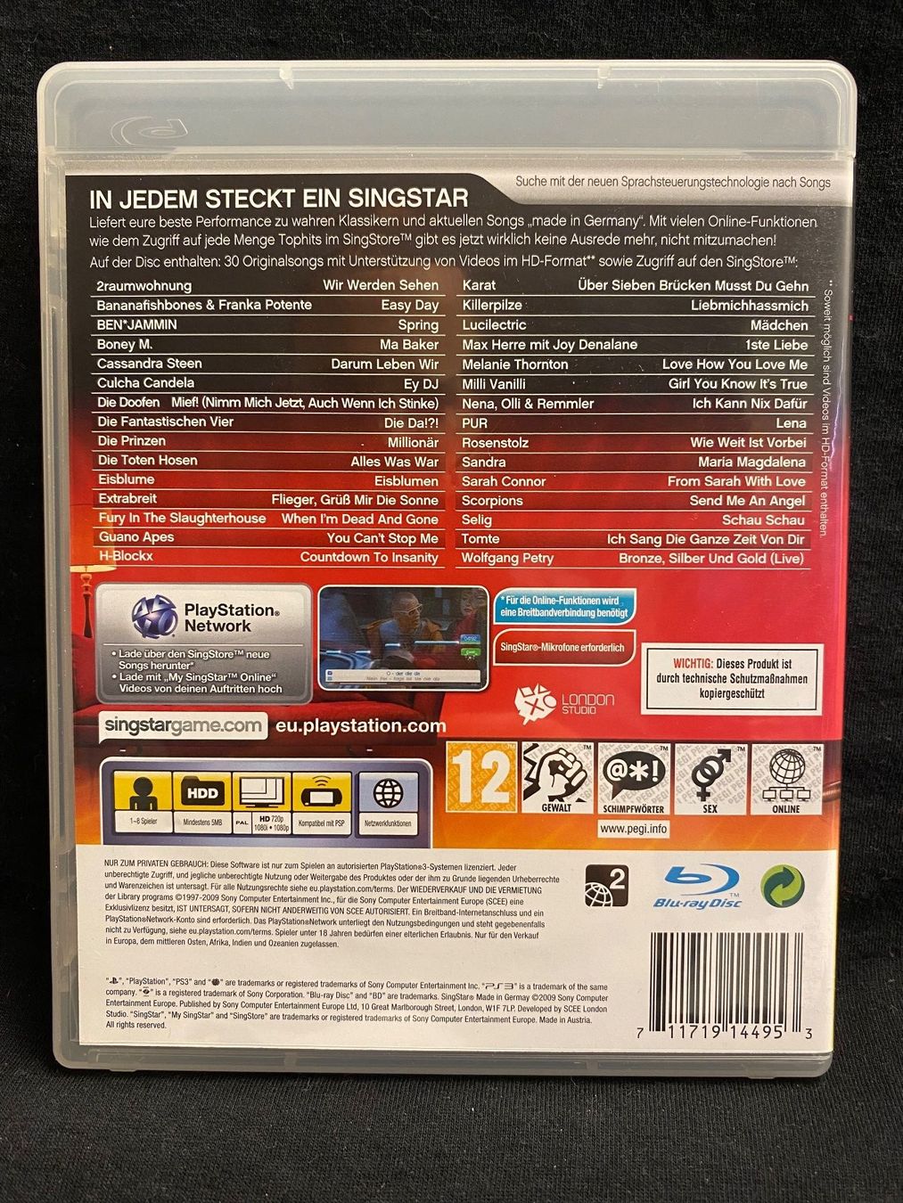 Sony Giochi: Singstar Made in Germany I PS3 I – Usato da Küssnacht am Rigi venduto da Bionicmax 2