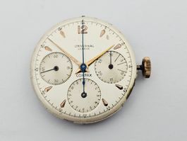 Universal Geneve Kal. 285 Chronograph Werk mit Zifferblatt