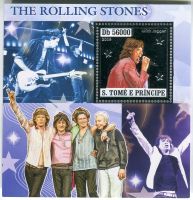 Block "The Rolling Stones". São Tomé und Príncipe