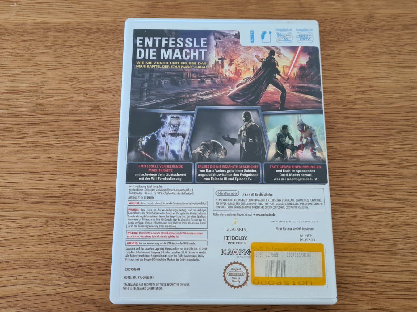 Nintendo Giochi: Star Wars: The Force Unleashed - Nintendo Wii Spiel – Usato da Winterthur venduto da stufaphi 3