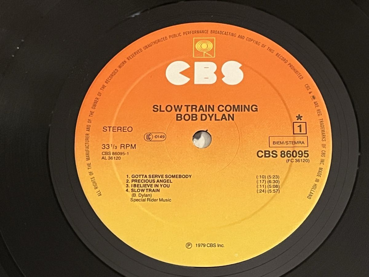Dischi in vinile: Bob Dylan Slow Train coming Lp Netherlands – Usato da Basel venduto da Vinyloase 3