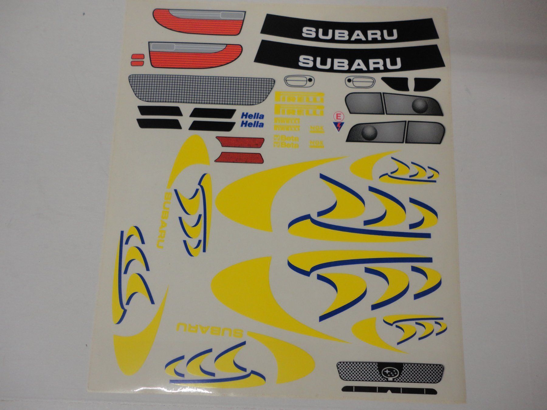 RC Kits de montage: Decal selbstklebend Subaru – Neuf avec emballage d'origine à Horgen par RcModell