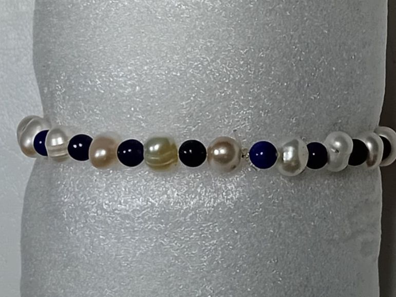 Bracciali & Braccialetti: armband süsswasserperlen,,elastisch – Nuovo (secondo la descrizione) da Basel venduto da bij_5hqd