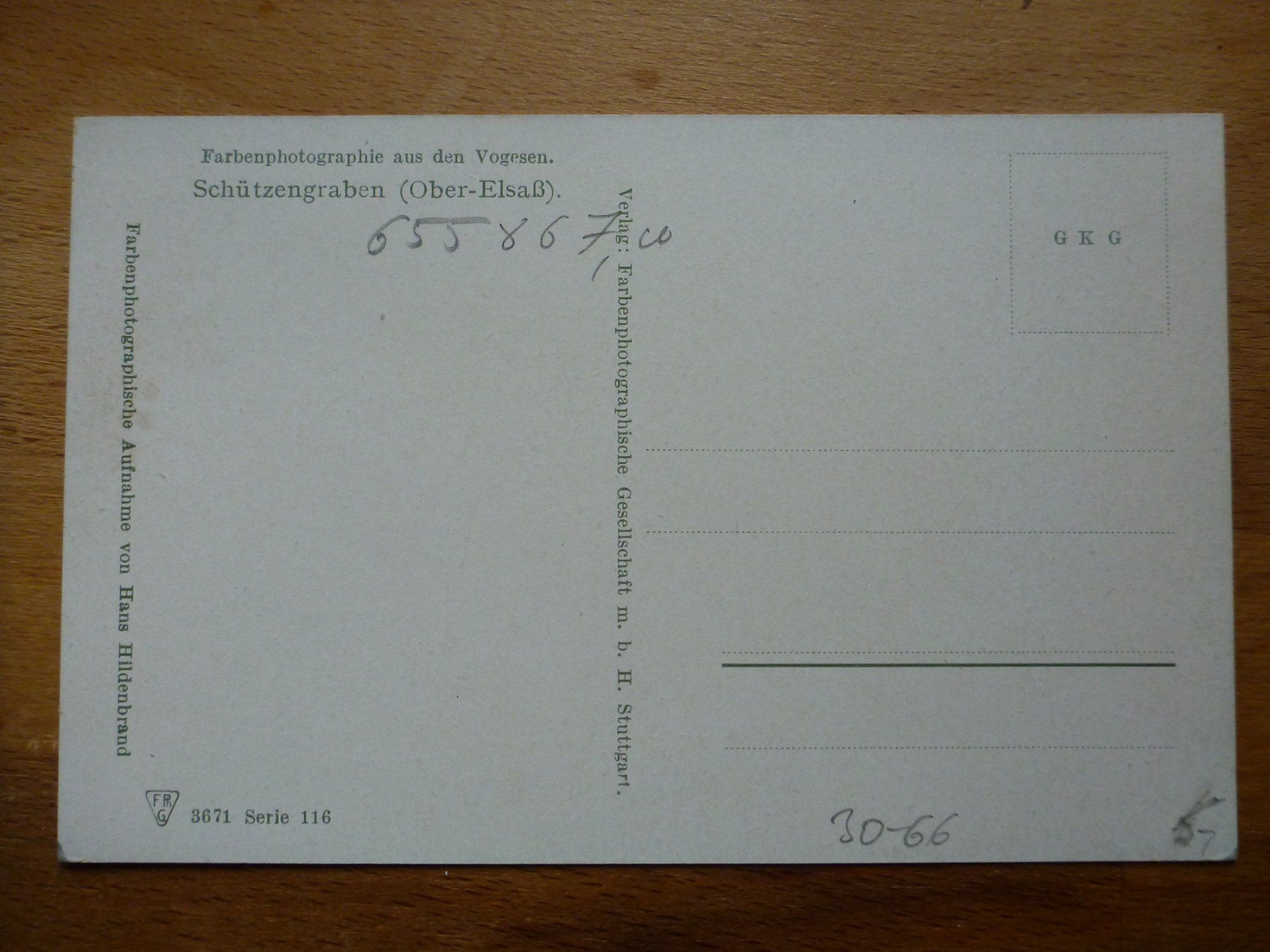 Ansichtskarten: 1. Weltkrieg – Gebraucht aus Eschen von Nerger1918 1