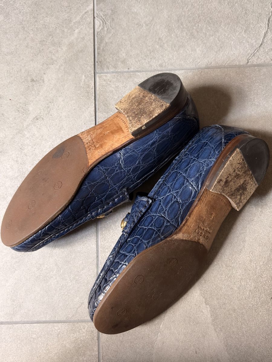 Gucci Herrenschuhe: Gucci Loafers Crocodile Leather Size 8 – Gebraucht aus Zürich von atticsale 2