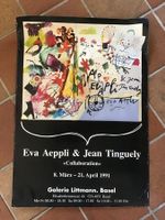 Affiche Jean Tinguely Galerie Littman Basel 1991