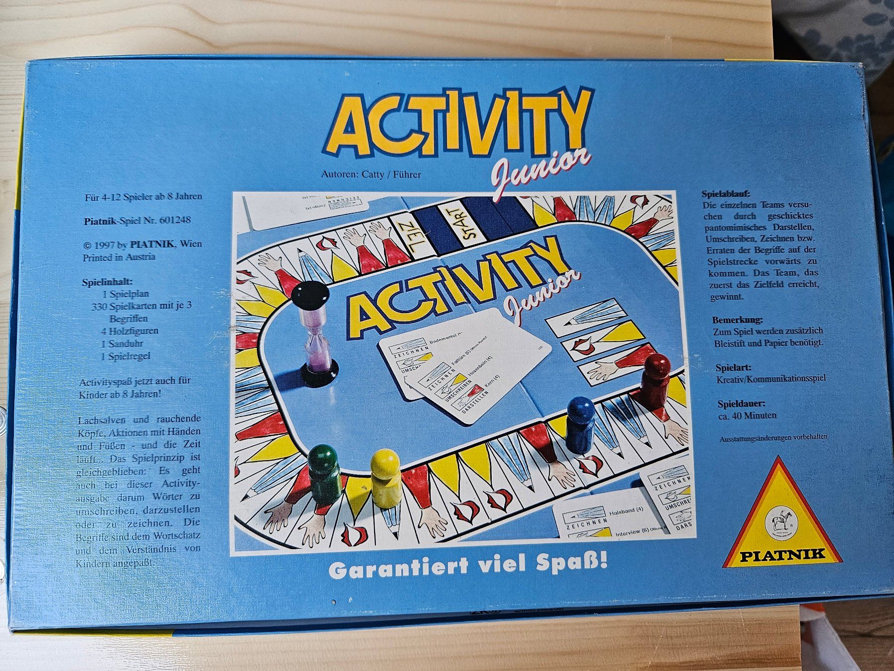 Spiele: Activity Junior, Piatnick, Gesellschaftsspiel – Gebraucht aus Gattikon von balumogli 1