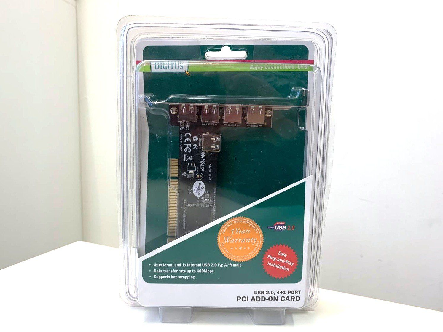 Componenti elettronici: Digitus 5-Port USB 2.0 PCI Card – Usato da Münchenstein venduto da Licontrol 5