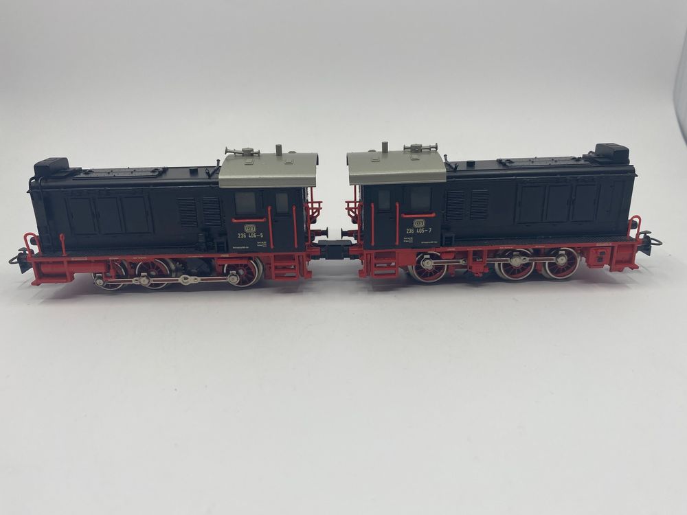 Märklin DB 3/3 236 406-5 und 236 405-7 Doppellok Diesel HO (Gebraucht ...