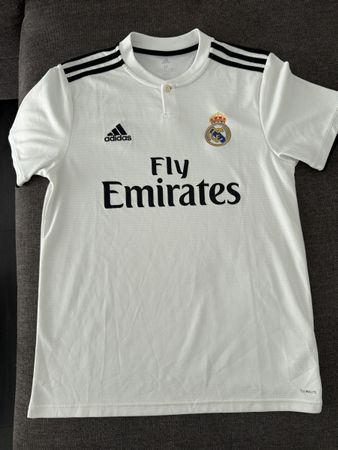 Fussballtrikot Real Madrid Adidas weiss Grösse M