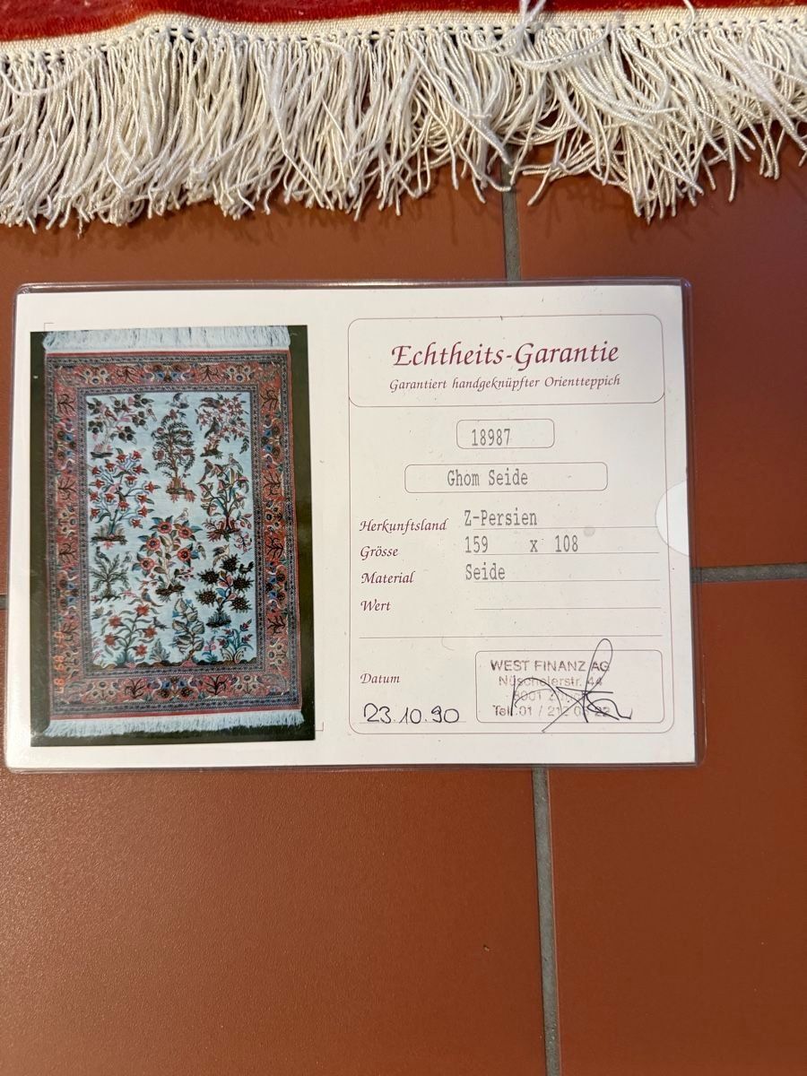 Tappeti: Wunderschöne Perser Seiden Teppich Wandteppich – Usato da Zürich venduto da sne.swiss 4