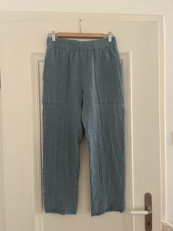 Zara Hose aus Baumwoll-Musselin, Gr. S