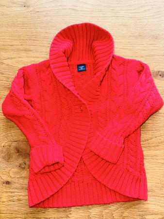 Baby Gap Strickjacke Gr. 1-2 Jahre, Top Zustand, Rot!