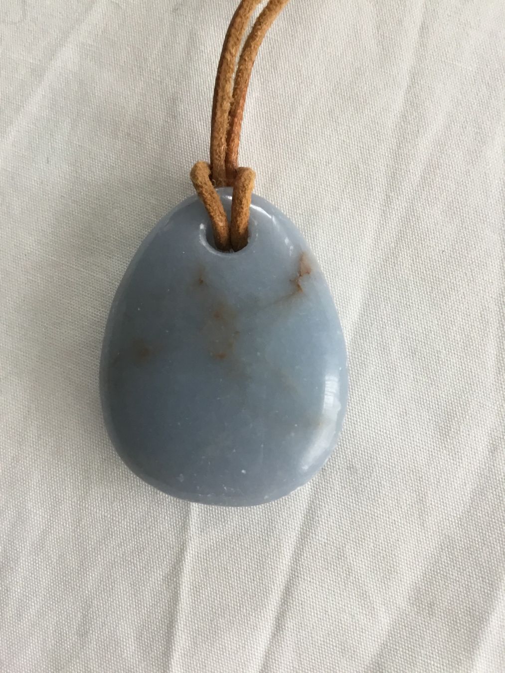 Minerali & Pietre curative: Anhänger Calcit blau Heilstein – Nuovo e nell'imballaggio originale da Doppleschwand venduto da Fortuna5859 2
