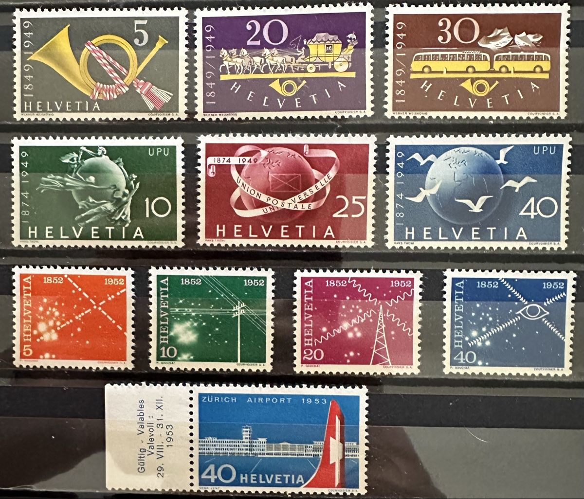 Tous les timbres: Schweiz  – Neuf (Voir description) à Duebendorf par Fczfanrobi