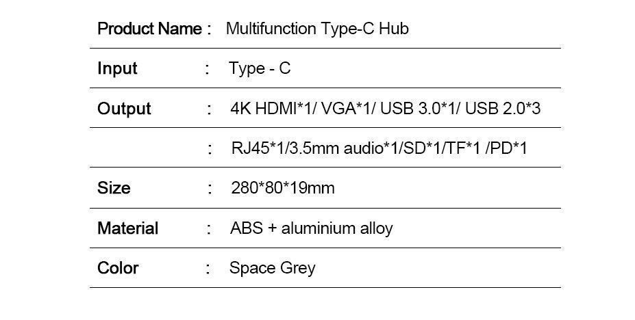 Baseus Docking station: Typ C Dock USB C Hub 3.0 Splitter – Nuovo e nell'imballaggio originale da Unterägeri venduto da RmOnline 6