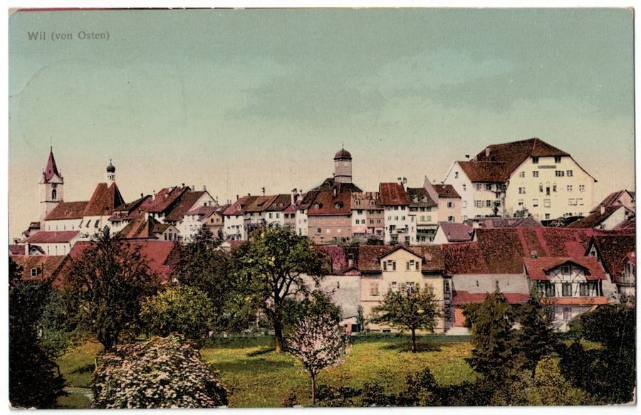 Cartoline postali: Wil von Osten, Feldpost BATAILLON N° 80 – Usato da Frauenfeld venduto da POML