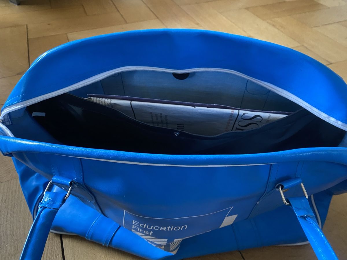 Borse: Retro Sporttasche, blau – Usato da Zürich venduto da gucks 3