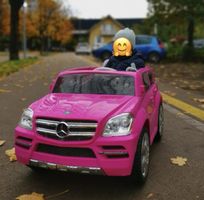 Kinder-Elektroauto 🚘Mercedes in Pink–Batterie muss ersetzen
