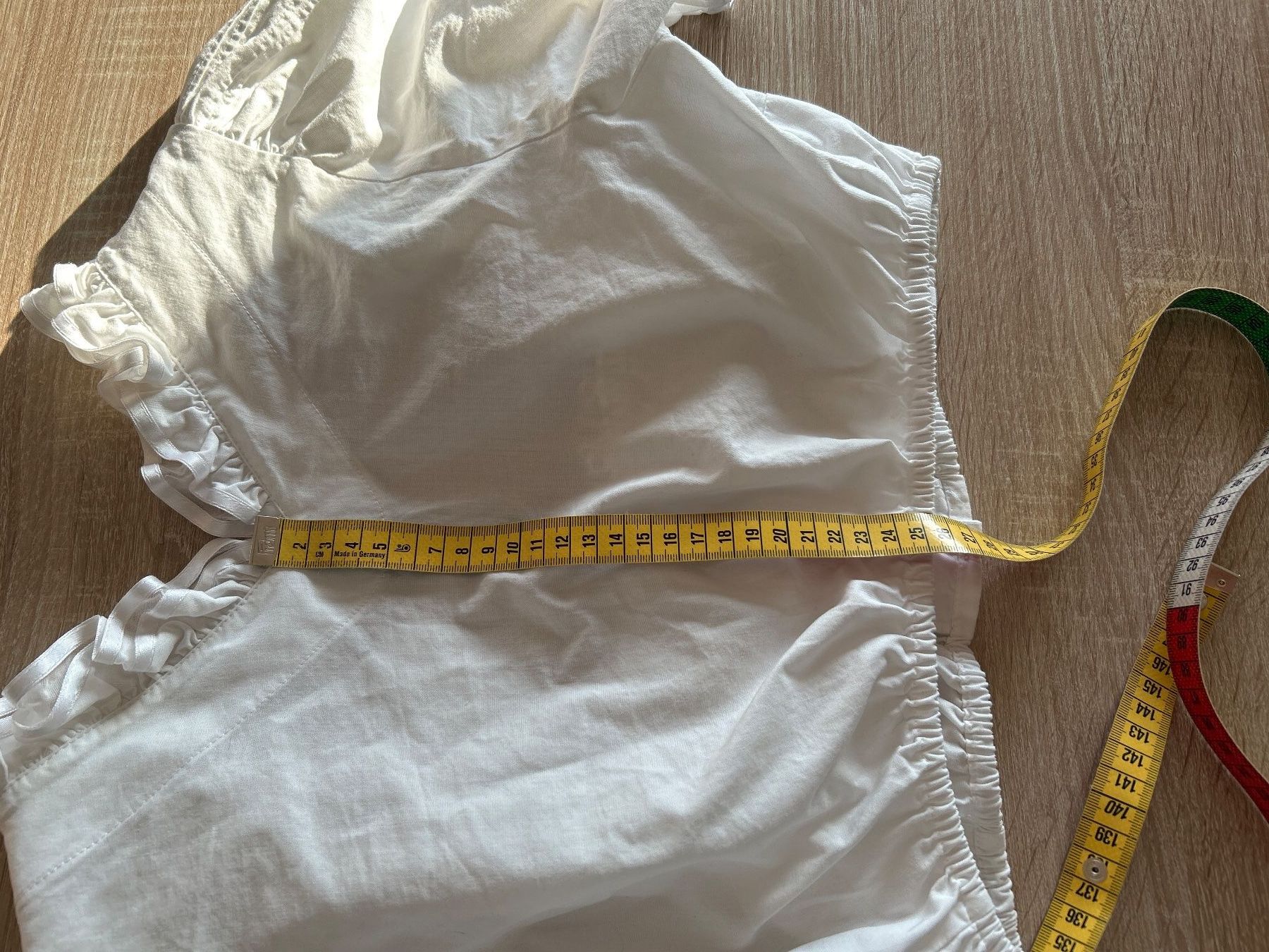 Krüger Camicette: Krüger Manufaktur Dirndlbluse weiss Gr.36 – Usato da Brunnen venduto da Nala2929 9