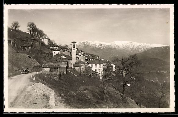 Cartoline postali: Cademario, Ort mit Kirchturm und verschn – Usato da Berlin venduto da bartko-reher