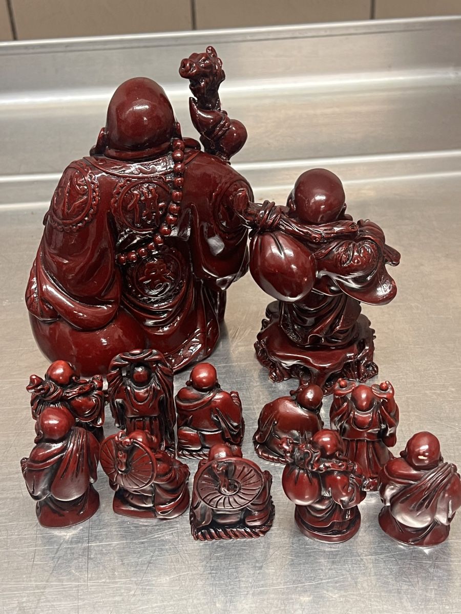 Skulpturen & Statuen: Lot de 12 Figurine de Bouddha – Gebraucht aus Monthey von Joseph-29 7