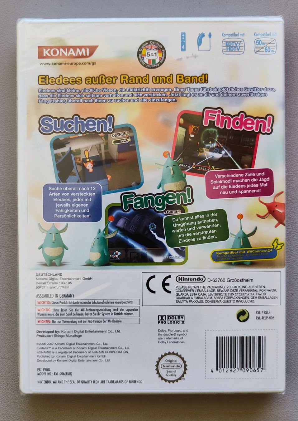 Nintendo Spiele: Eledees Nintendo Wii Konami NEU / SEALED – Neu und originalverpackt aus Bern von breesell321 1