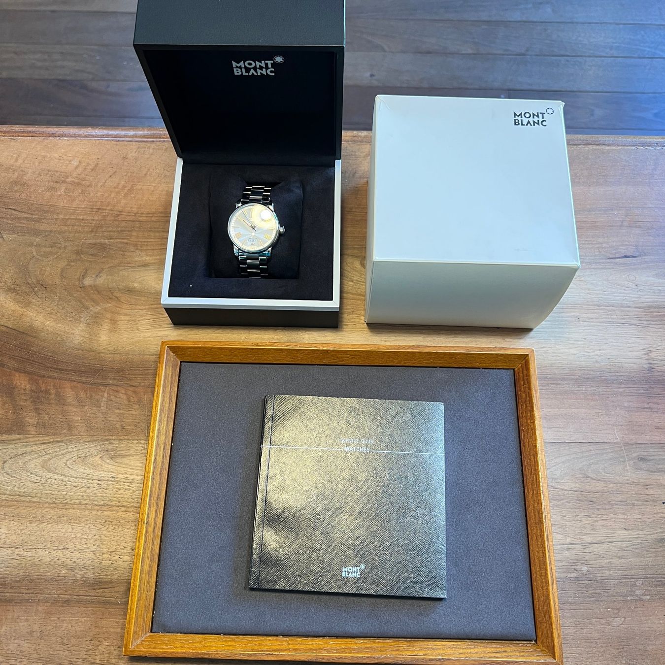 Montblanc Orologi: Montblanc 4810 Silver Dial Auto Full Set 7390 – Usato da Carouge GE venduto da Watchaser 9