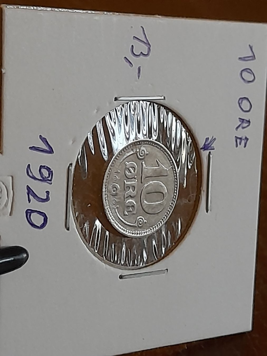 Tutti le monete: 10 Ore 1920 Dänemark – Usato da Basel venduto da Basel_20 1