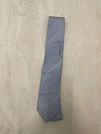Hugo Boss Krawatte blau 100% Seide 